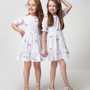 پیراهن خامه دوزی میخک