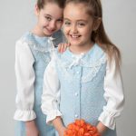 پیراهن دخترانه آلیس آبی
