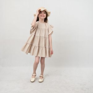 پیراهن دخترانه کلارا کرم