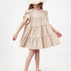 پیراهن دخترانه کلارا کرم