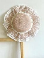 کلاه دخترانه حصیری بابونه