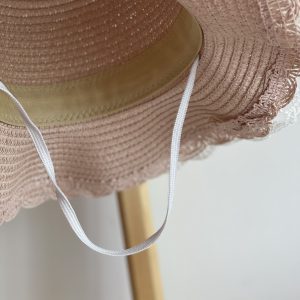 کلاه دخترانه حصیری بابونه