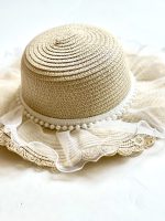 کلاه دخترانه حصیری ابرا