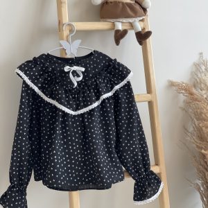 شومیز گل نسا مشکی (2)