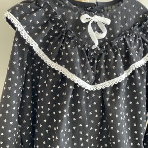 شومیز گل نسا مشکی (3)