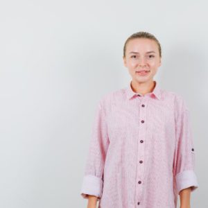 پیراهن دکمه دار مردانه برای دختران عکس