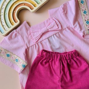 ست شومیز و شلوارک پینار (3)