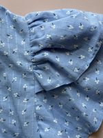 ست شومیز و شلوارک گل نسا آبی (3)