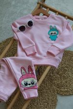 ست راحتی دخترانه مدل لبوبو ترک (2)