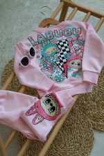 ست راحتی دخترانه مدل لبوبو ترک (7)