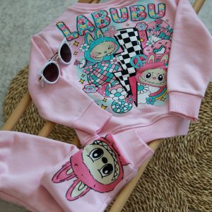 ست راحتی دخترانه مدل لبوبو ترک (7)