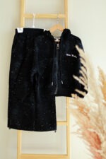 ست سوشرت و شلوار مشکی دخترانه آنیسا