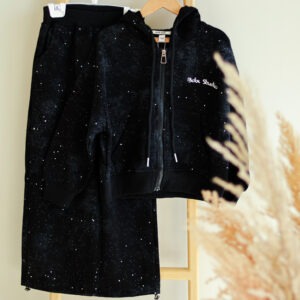 ست سوشرت و شلوار مشکی دخترانه آنیسا