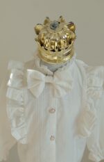 شومیز دخترانه سفید صدف