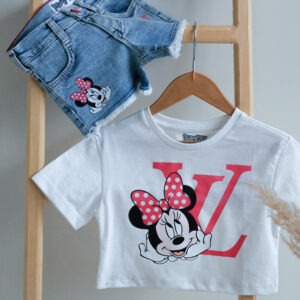 ست بلوز وشورتک میکی