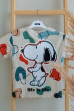 ست تابستانه پسرانه اسنوپی نارنجی (2)