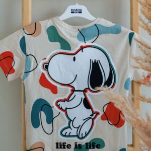 ست تابستانه پسرانه اسنوپی نارنجی (2)