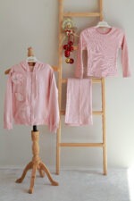 ست سه تیکه دلارام رنگ صورتی (2)