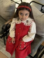 ست شومیز و سارافون دخترانه گل خاتون