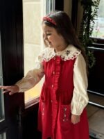 ست شومیز و سارافون دخترانه گل خاتون (4)