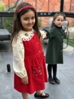 ست شومیز و سارافون دخترانه گل خاتون (6)