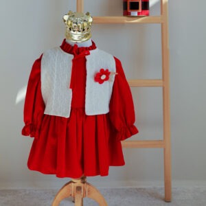 ست کت و سارافون دخترانه ژینو (2)