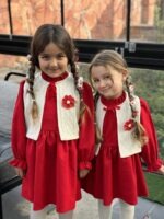 ست کت و سارافون دخترانه ژینو (5)