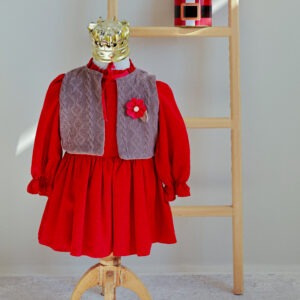 ست کت و سارافون دخترانه ژینو (7)