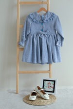 پیراهن انارگل آبی (3)