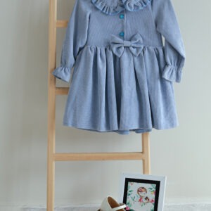 پیراهن انارگل آبی (3)