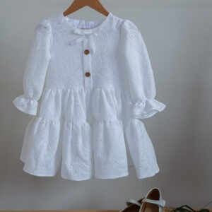 پیراهن رستا سفید پاییز