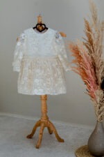 پیراهن مهتاب طرح رز (6)