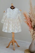 پیراهن مهتاب طرح رز (4)