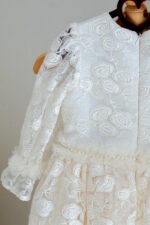 پیراهن مهتاب طرح رز (6)