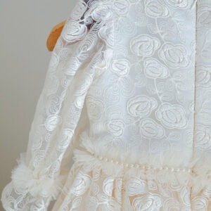 پیراهن مهتاب طرح رز (6)