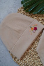 شال و کلاه گلدوزی نرگس گرمی (2)