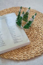 تاج گوجه ای سبز یشمی