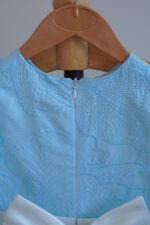 پیراهن تاج گل آبی