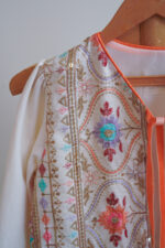 کت و شلوار دخترانه زمرد نارنجی