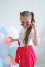 ست تیشرت و شلوارک دخترانه بالین - Image 2