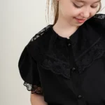 شومیز مشکی دخترانه آوید
