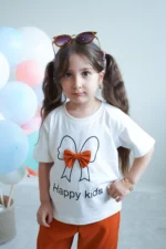 ست تیشرت و شلوارک دخترانه آوینا - Image 7